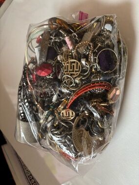 3 pounds costume jewelry, some scrap